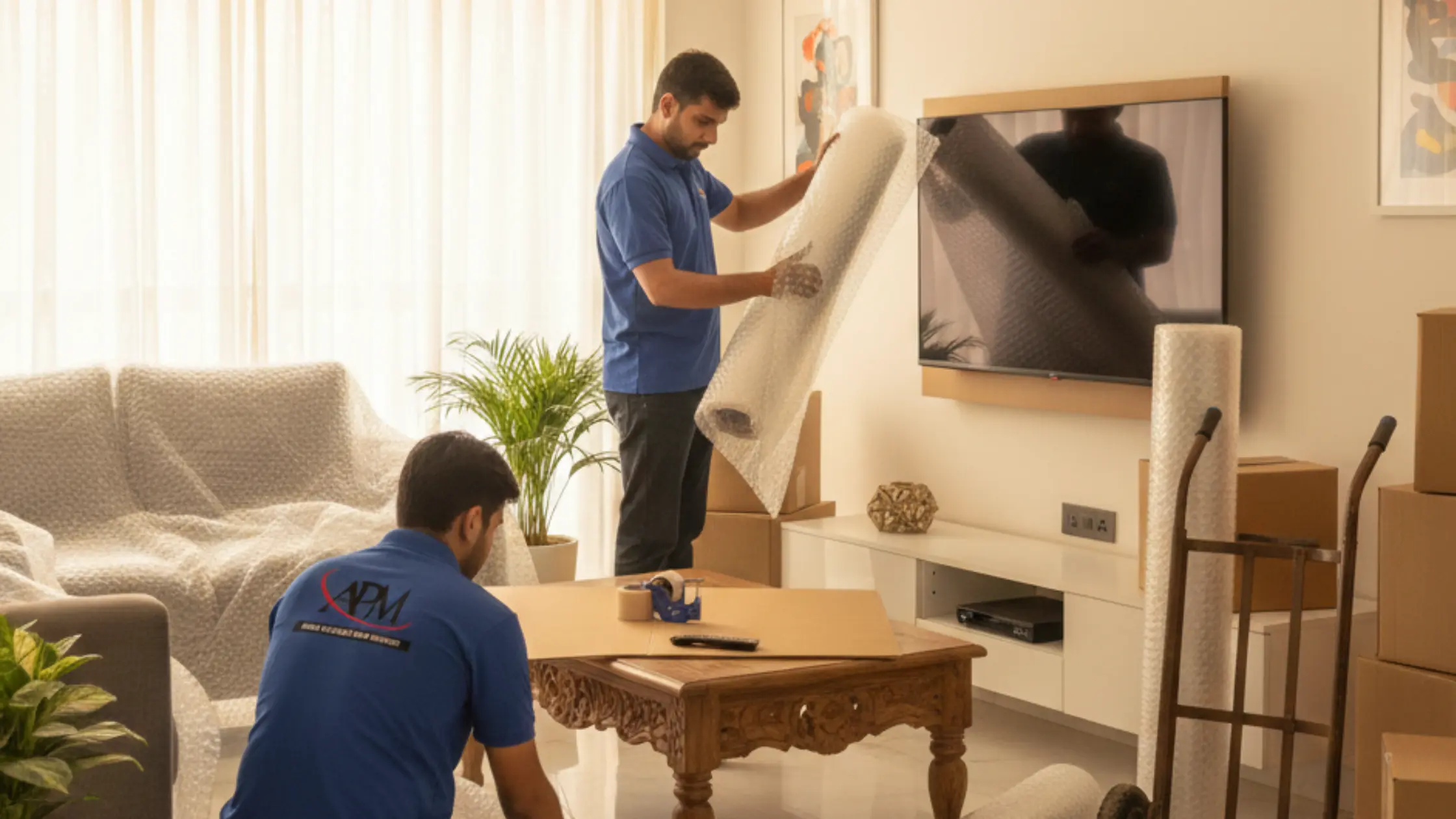 House shifting services in Nirman Vihar Delhi by Asha Packers