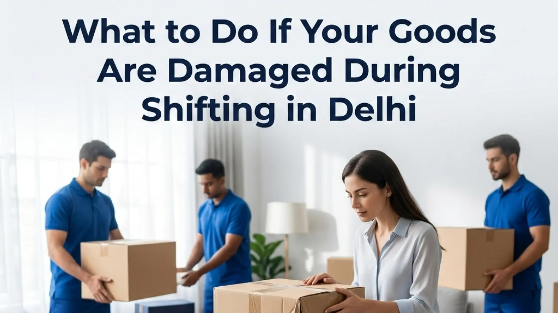 What to Do If Your Goods Are Damaged During Shifting
